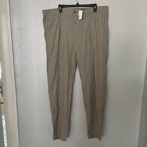 NWT Ike Behar Linen Blend Pleated Pants